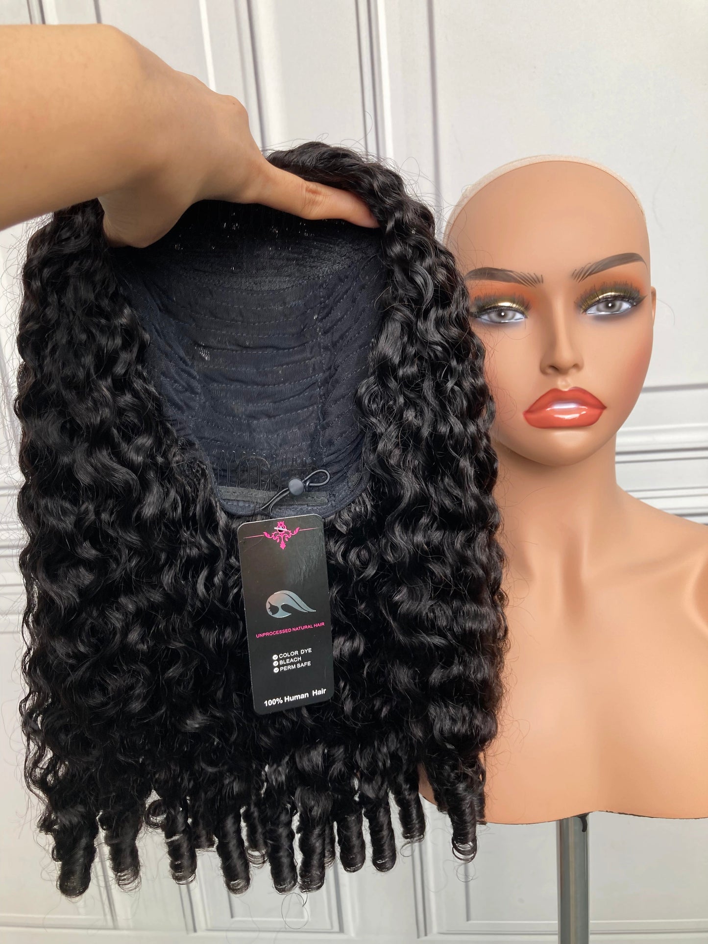 TedHair Wear and Go 180% Density Half Wig Burmese Curly