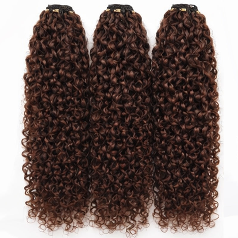 TedHair Miracle Knots Human Feather Crochet Hair Burmese Curly with No Spiral Ends - Pre-Separated Knotless Crochet Braids for Seamless Blending
