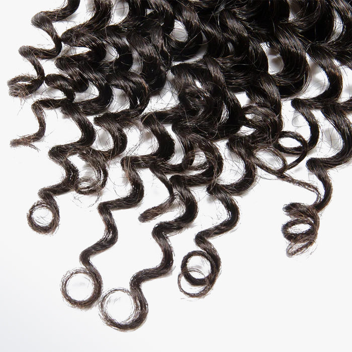 TedHair 4x4 Free Parted Lace Closure Deep Curly