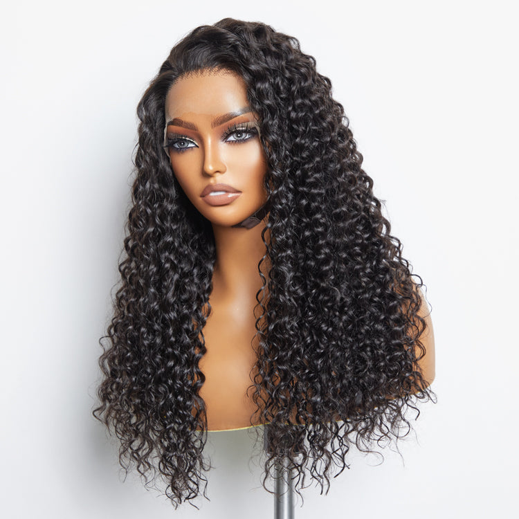 TedHair 180% Density 13x6 PartingMax Glueless Lace Wig 3D Cap Pre-bleached Lace Front Wig Water Wave