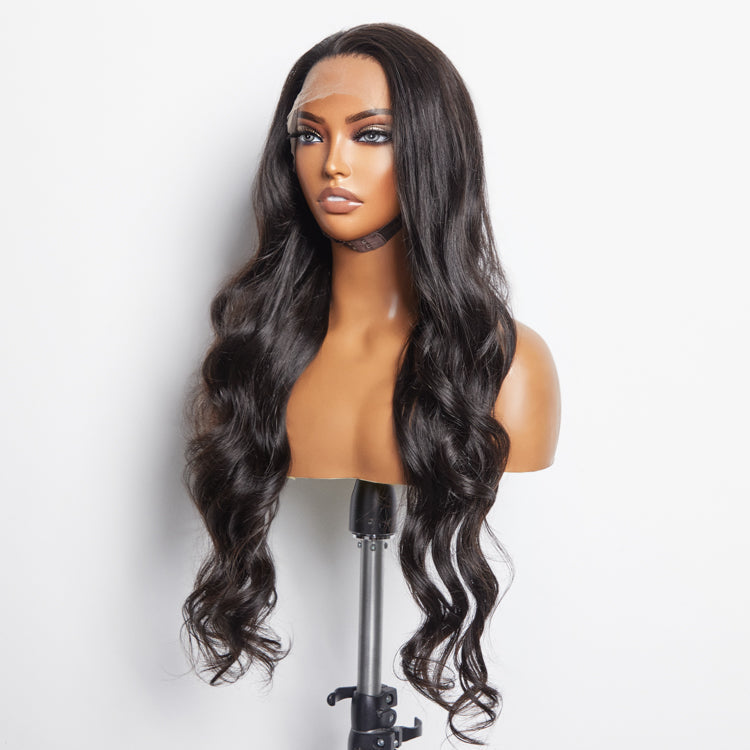 Body Wave 13x6 Glueless Lace Front Wig 150% Density | PartingMax 3D Cap Pre-Bleached