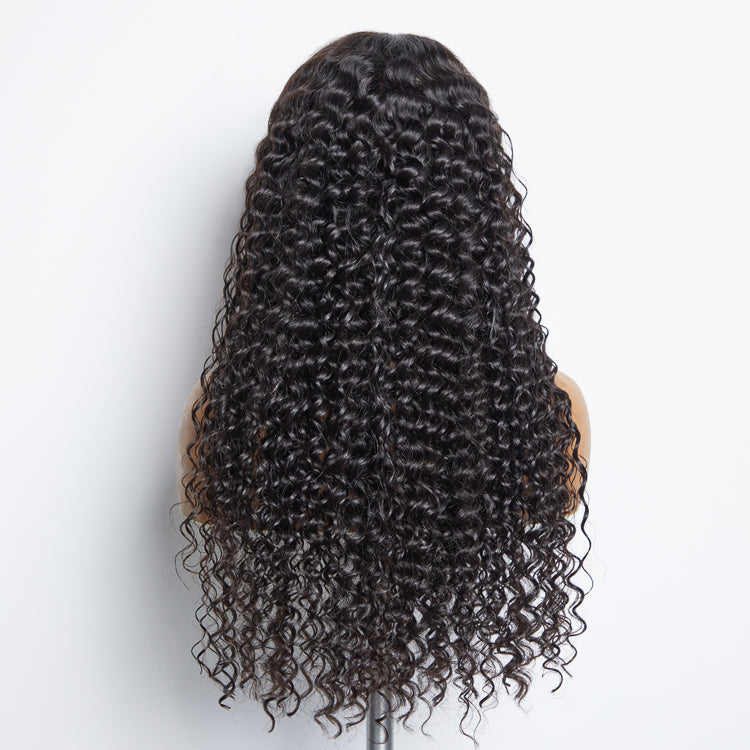 TedHair 180% Density 5x5 Glueless Lace Closure Wig Deep Wave