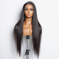 Straight 13x6 Glueless Lace Front Wig 150% Density | PartingMax 3D Cap Pre-Bleached