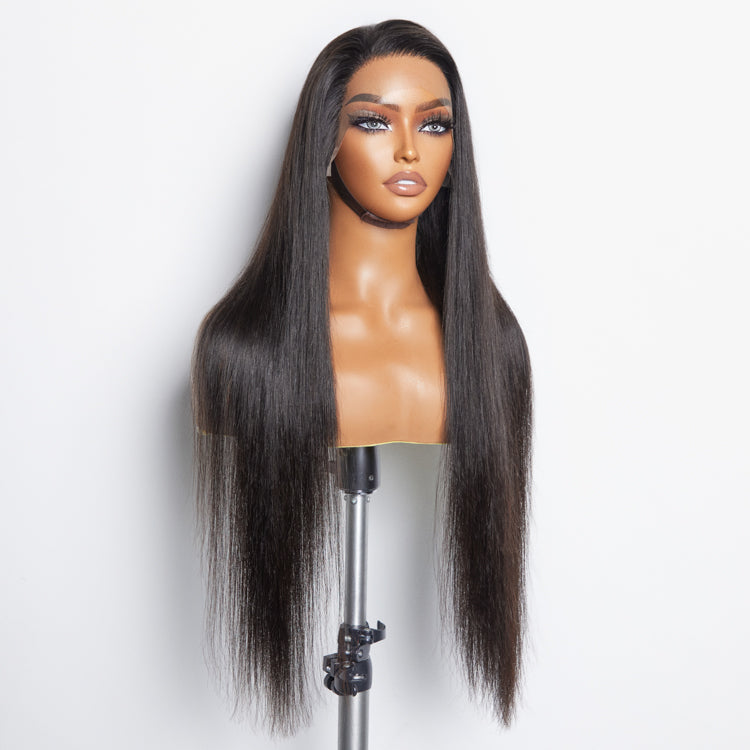 TedHair 150% Density 13x6 PartingMax Glueless Lace Wig 3D Cap Pre-bleached Lace Front Wig Straight