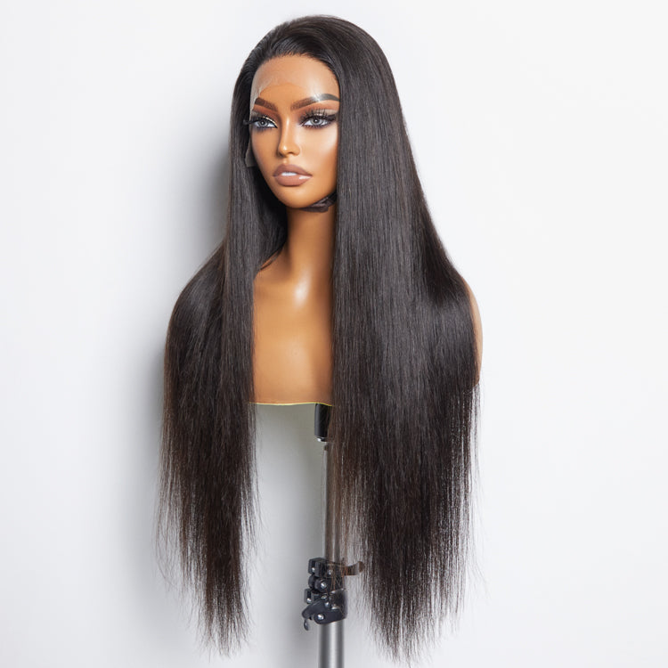 TedHair 150% Density 13x6 PartingMax Glueless Lace Wig 3D Cap Pre-bleached Lace Front Wig Straight