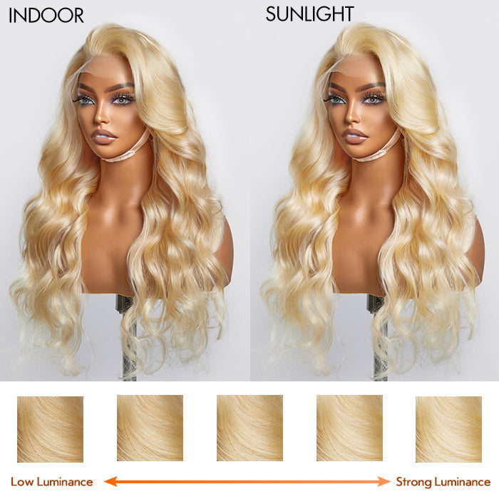 TedHair 150% Density 13x4 Pre-Plucked Lace Frontal Wig Body Wave #613