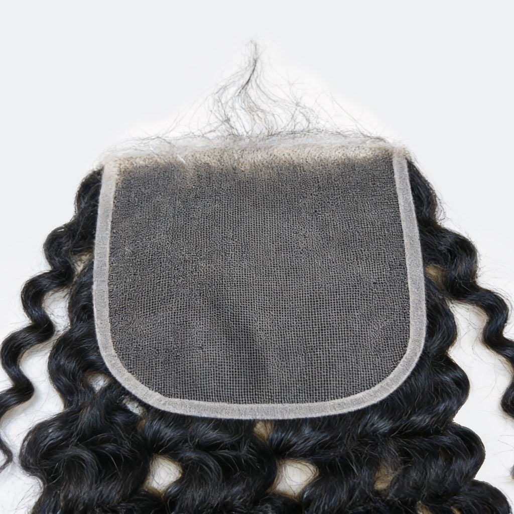 5x5 HD Lace Free Parted Closure Deep Wave