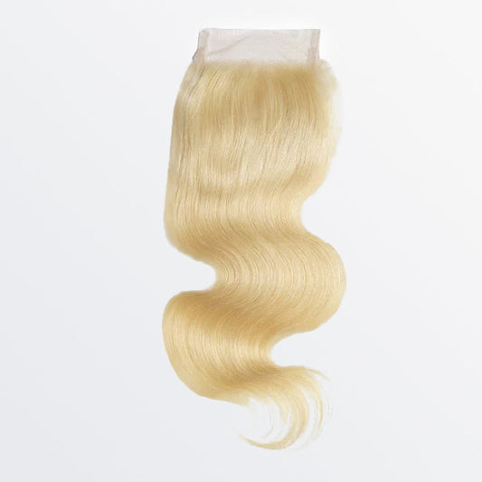 TedHair 4x4 12A Free Parted Lace Closure Body Wave #613