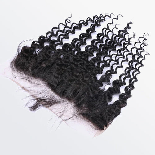 13x4 Free Parted Frontal Deep Curly