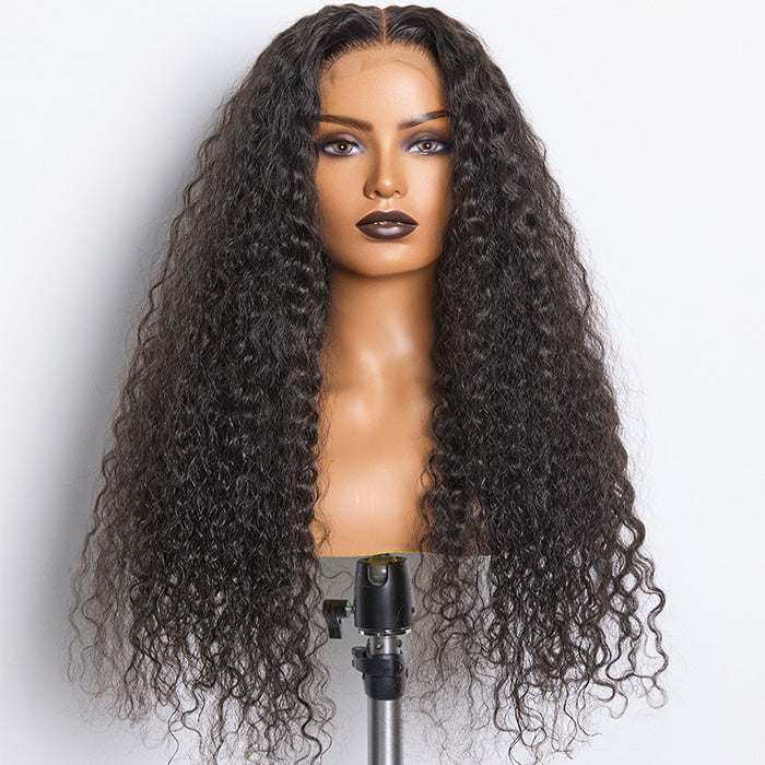 TedHair 180% Density Brazilian Virgin Hair 5x5 Lace Closure Wig Water Wavy