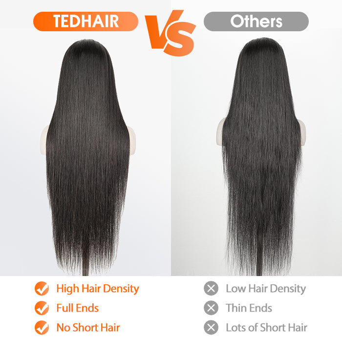 180% Density HD 13x6 Lace Frontal Wig Straight