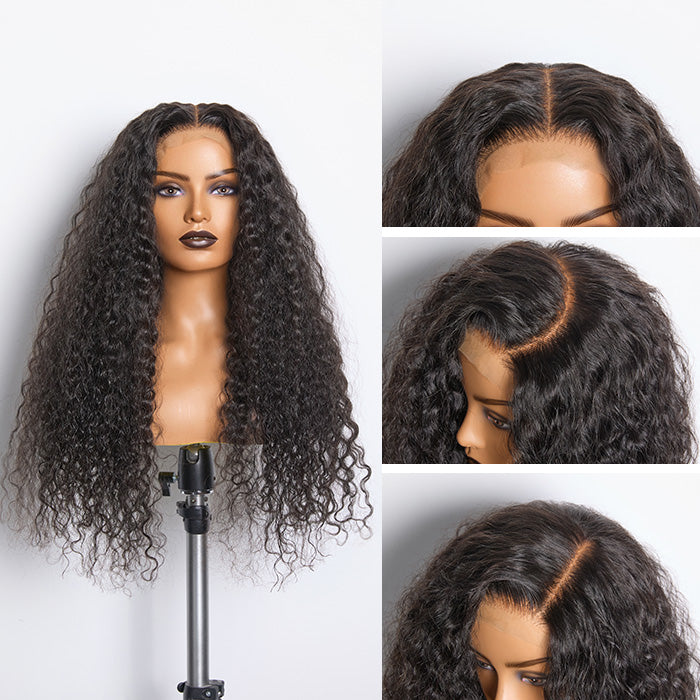 TedHair 180% Density Brazilian Virgin Hair 5x5 Lace Closure Wig Water Wavy