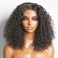 Water Wave 5x5 Glueless Lace Closure Bob Wig 150% Density | 100% Human Hair