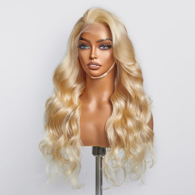 TedHair 150% Density 13x4 Pre-Plucked Lace Frontal Wig Body Wave #613