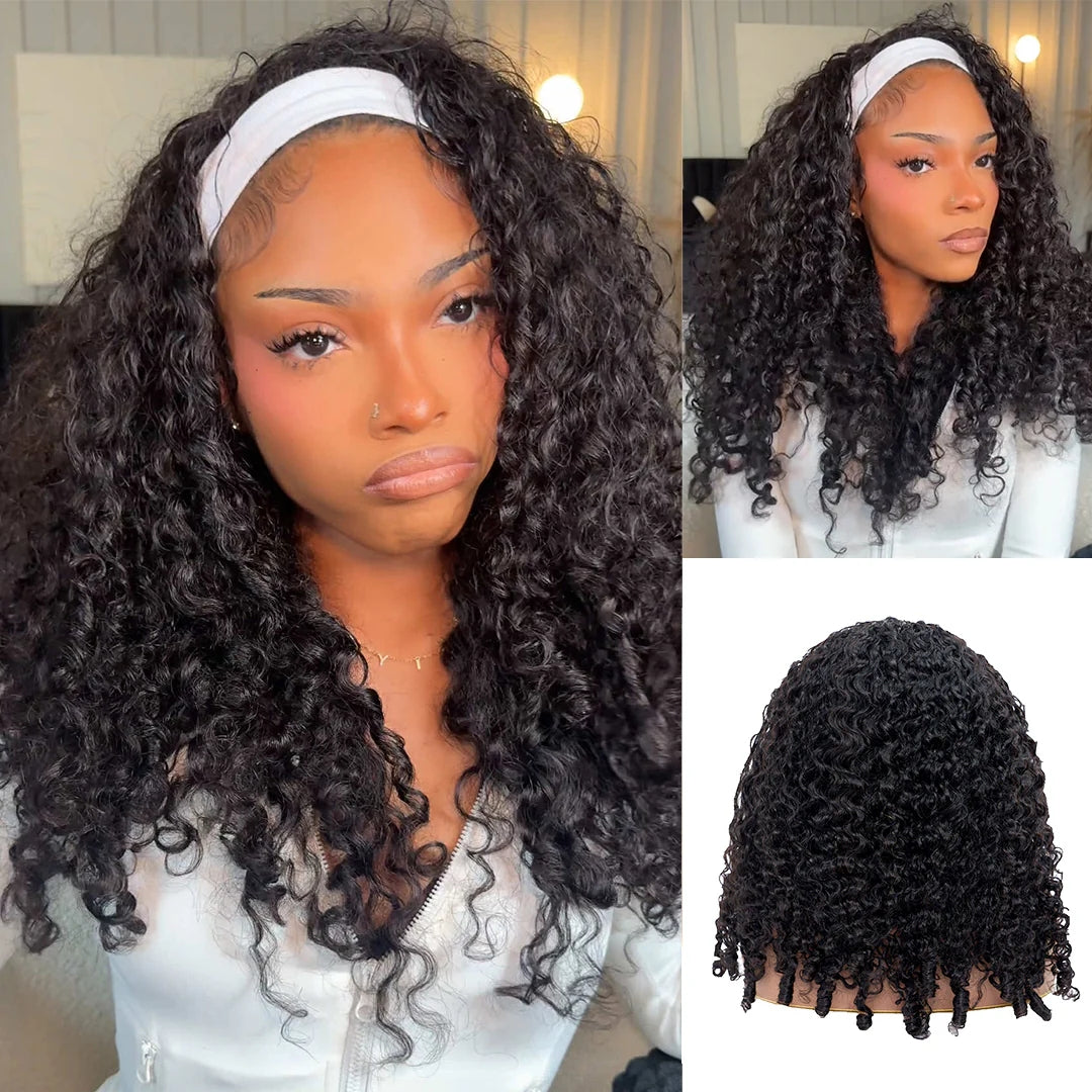 TedHair Wear and Go 180% Density Half Wig Burmese Curly
