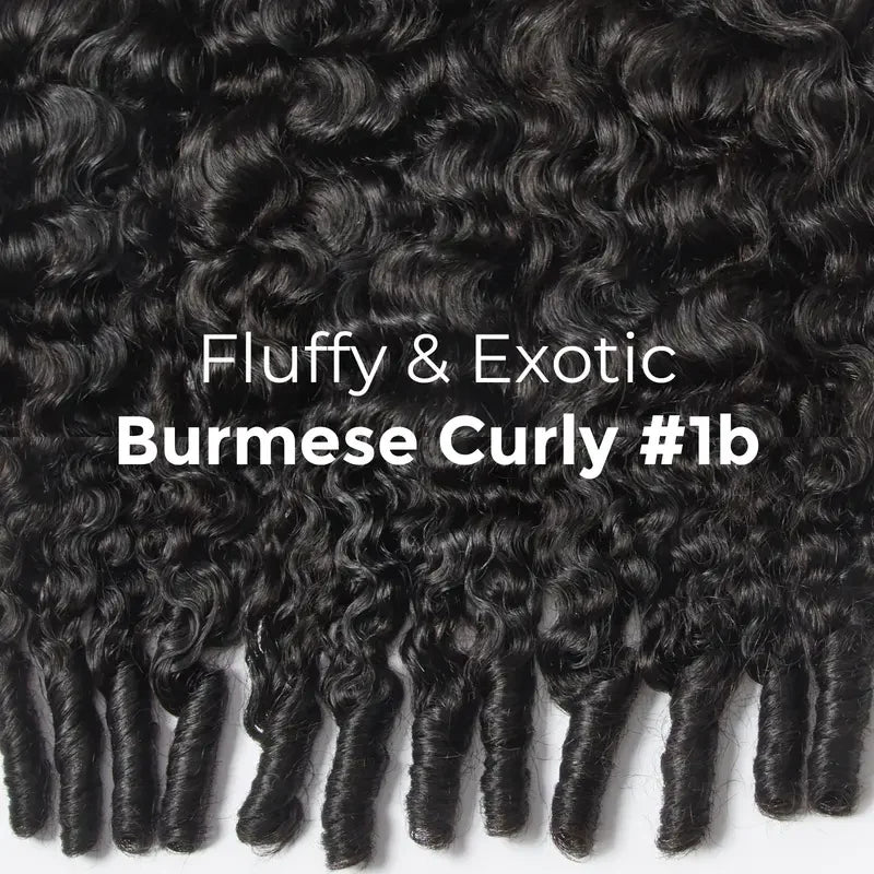 TedHair Wear and Go 180% Density Half Wig Burmese Curly
