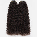 Miracle Knots Human Feather Crochet Hair Burmese Curly with No Spiral Ends - Pre-Separated Knotless Crochet Braids for Seamless Blending