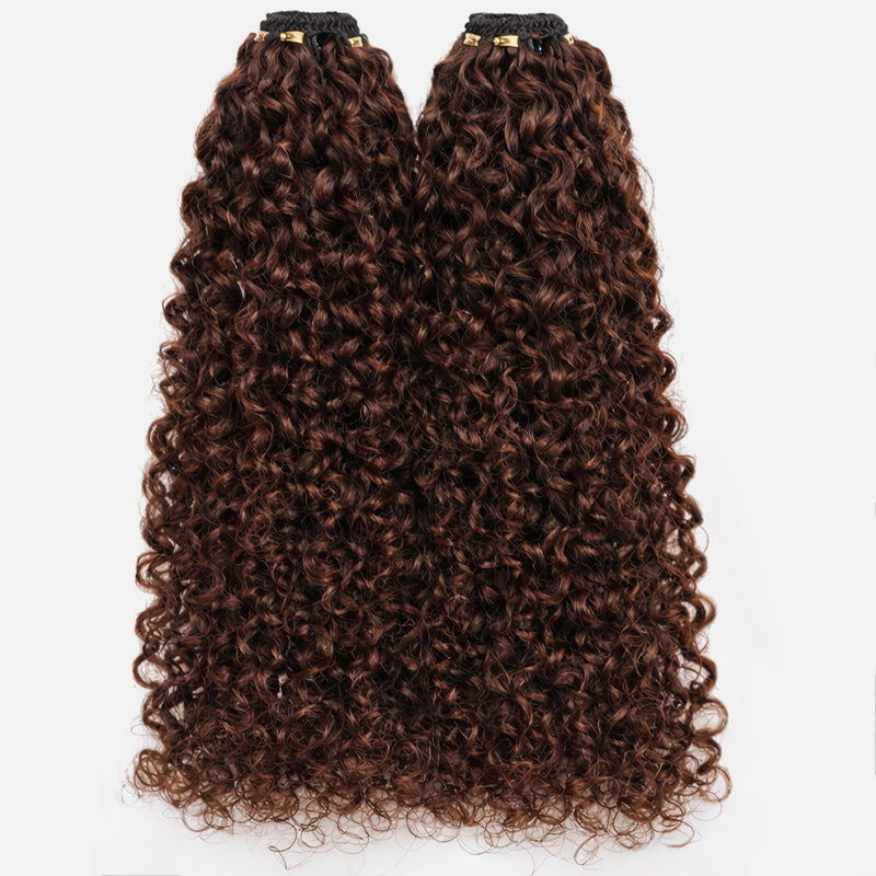 TedHair Miracle Knots Human Feather Crochet Hair Burmese Curly with No Spiral Ends - Pre-Separated Knotless Crochet Braids for Seamless Blending