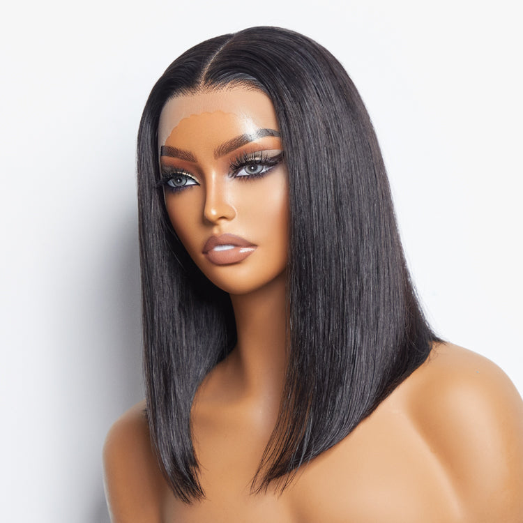 Straight 13x4 Lace Front Bob Wig 150% Density | Pre-Plucked 100% Human Hair