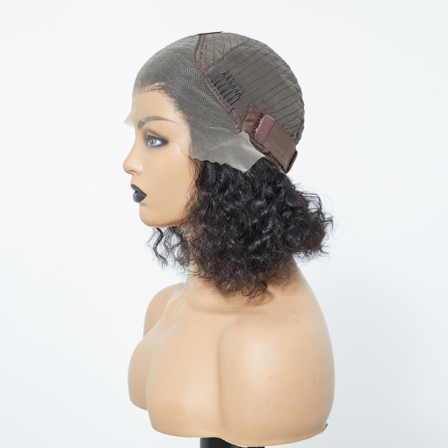 TedHair 150% Density 13x4 Pre-Plucked Lace Frontal Bob Wig Water Wave