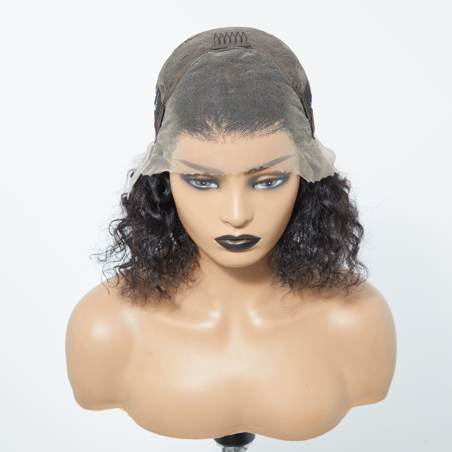 TedHair 150% Density 13x4 Pre-Plucked Lace Frontal Bob Wig Water Wave