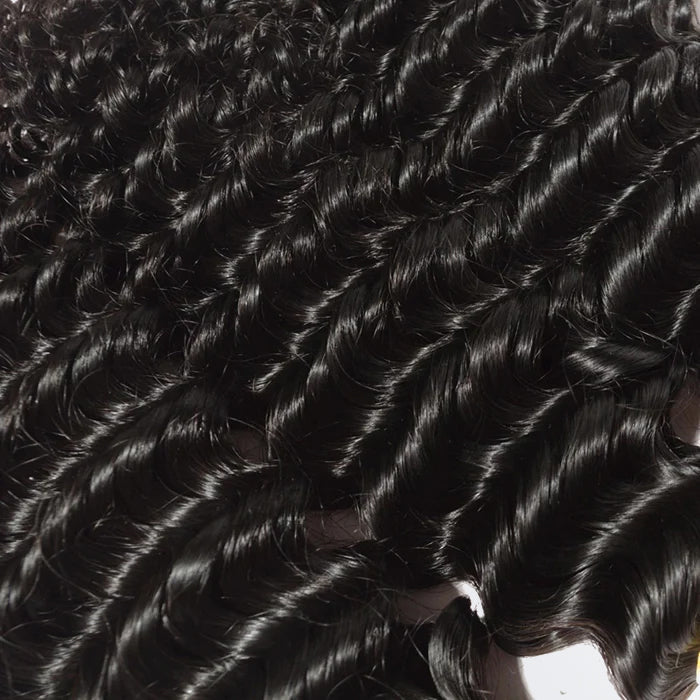 TedHair Deep Curly Brazilian 100% Virgin Hair Bundles 10-30''