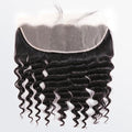 13x4 Free Parted Frontal Deep Wave