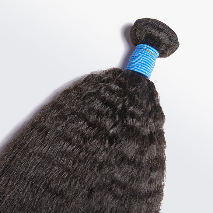 Kinky Straight Brazilian 100% Virgin Hair Bundles 10-26''