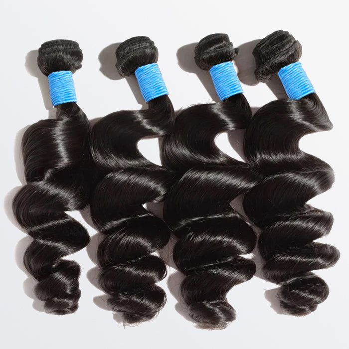 Loose Wave Brazilian 100% Virgin Hair Bundles 10-30''