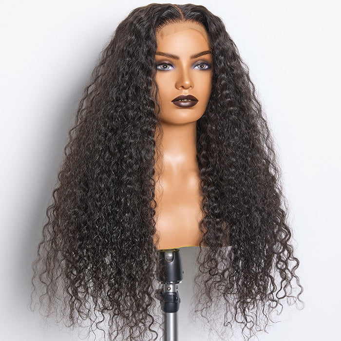 TedHair 180% Density Brazilian Virgin Hair 5x5 Lace Closure Wig Water Wavy