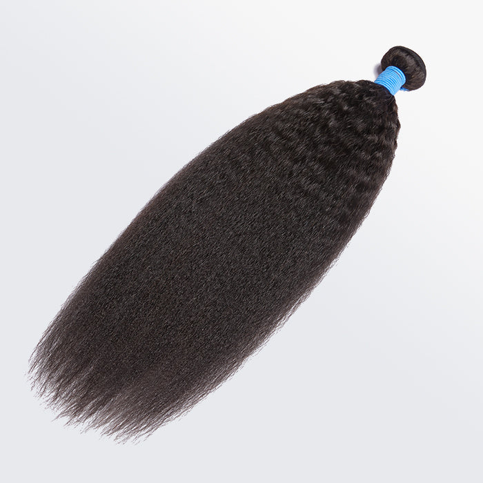 Kinky Straight Brazilian 100% Virgin Hair Bundles 10-26''