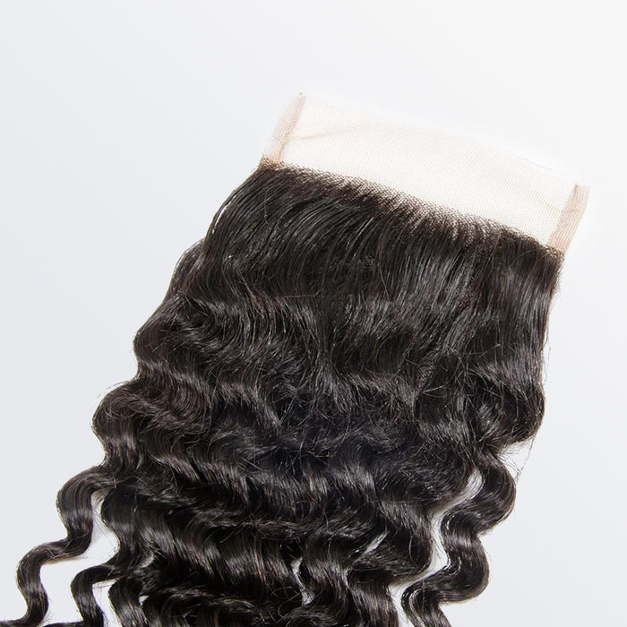 TedHair 4x4 Free Parted Lace Closure Deep Curly