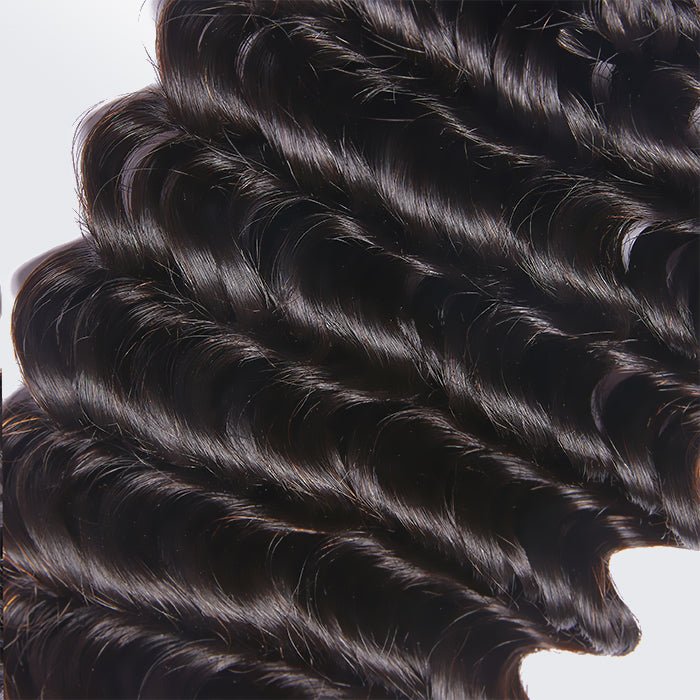 TedHair Deep Wave Brazilian 100% Virgin Hair Bundles 10-30''