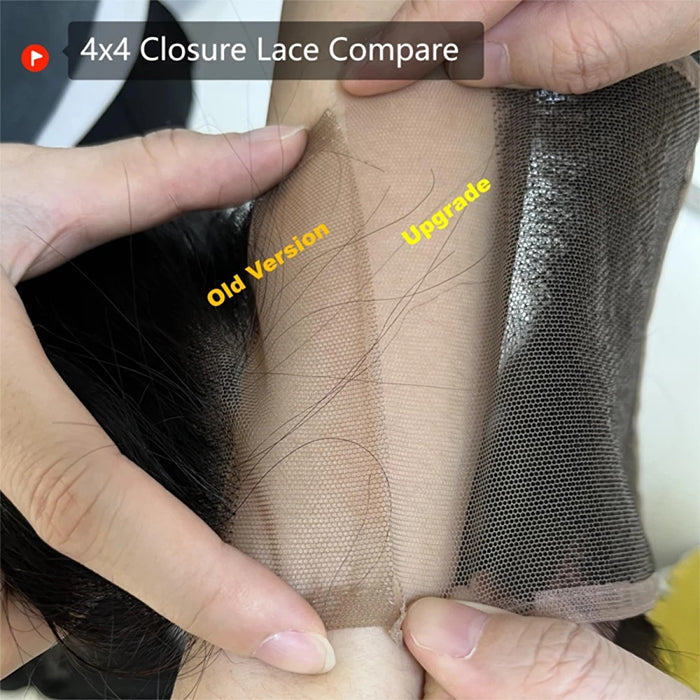 TedHair 4.5x 4.5 Upgrade Free Parted Lace Closure Body Wave