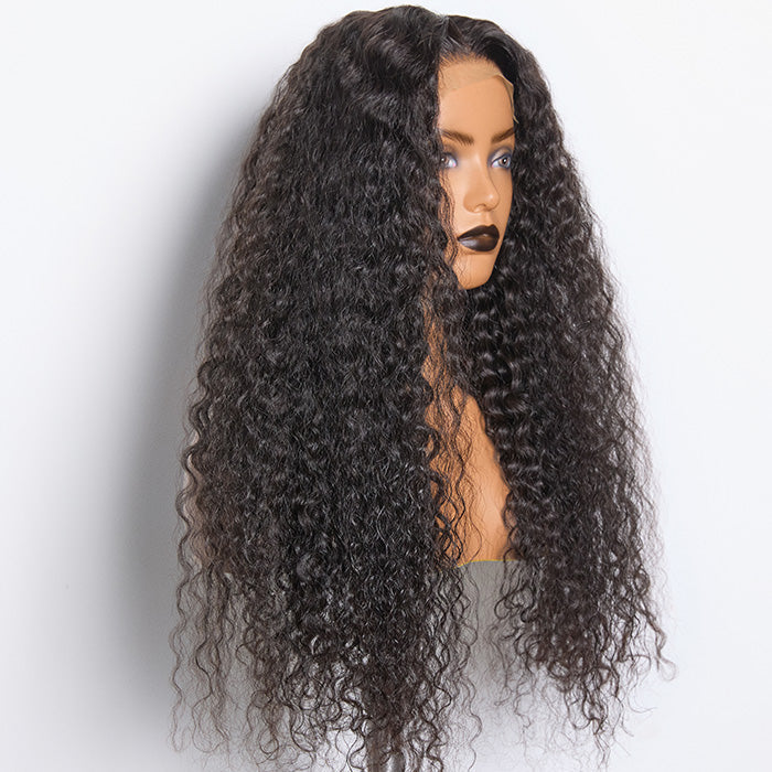 TedHair 180% Density Brazilian Virgin Hair 5x5 Lace Closure Wig Water Wavy
