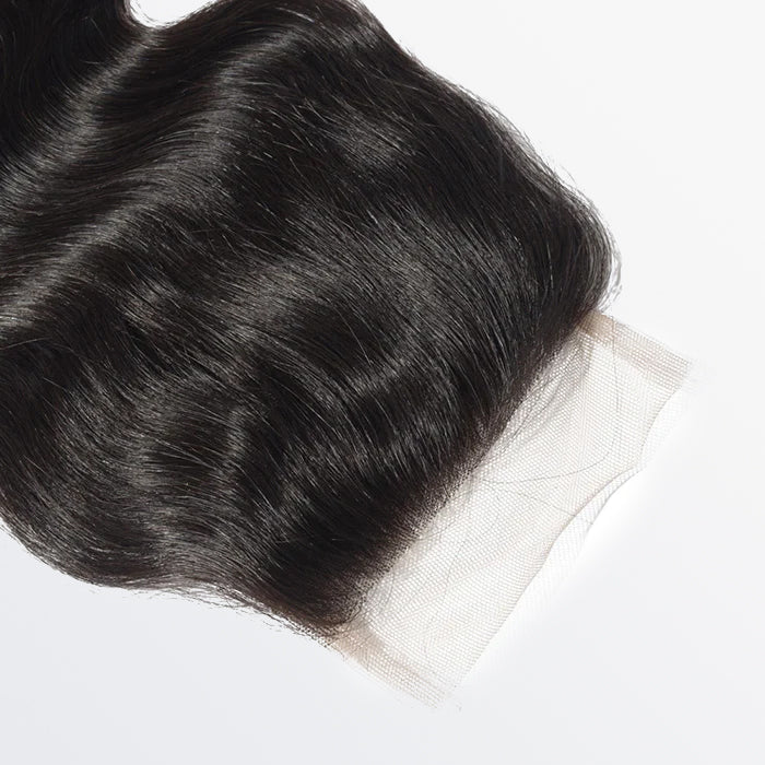 4.5x 4.5 Upgrade Free Parted Lace Closure Body Wave