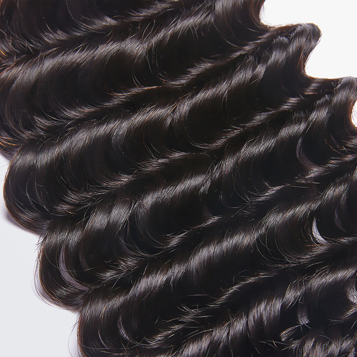 TedHair Deep Wave Brazilian 100% Virgin Hair Bundles 10-30''