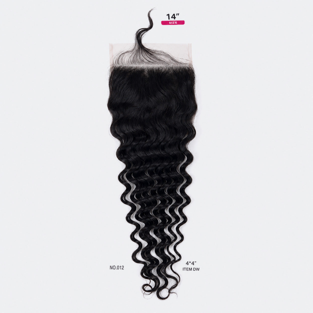 TedHair 4x4 Free Parted Lace Closure Deep Wave