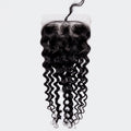 4x4 Free Parted Lace Closure Water Wave