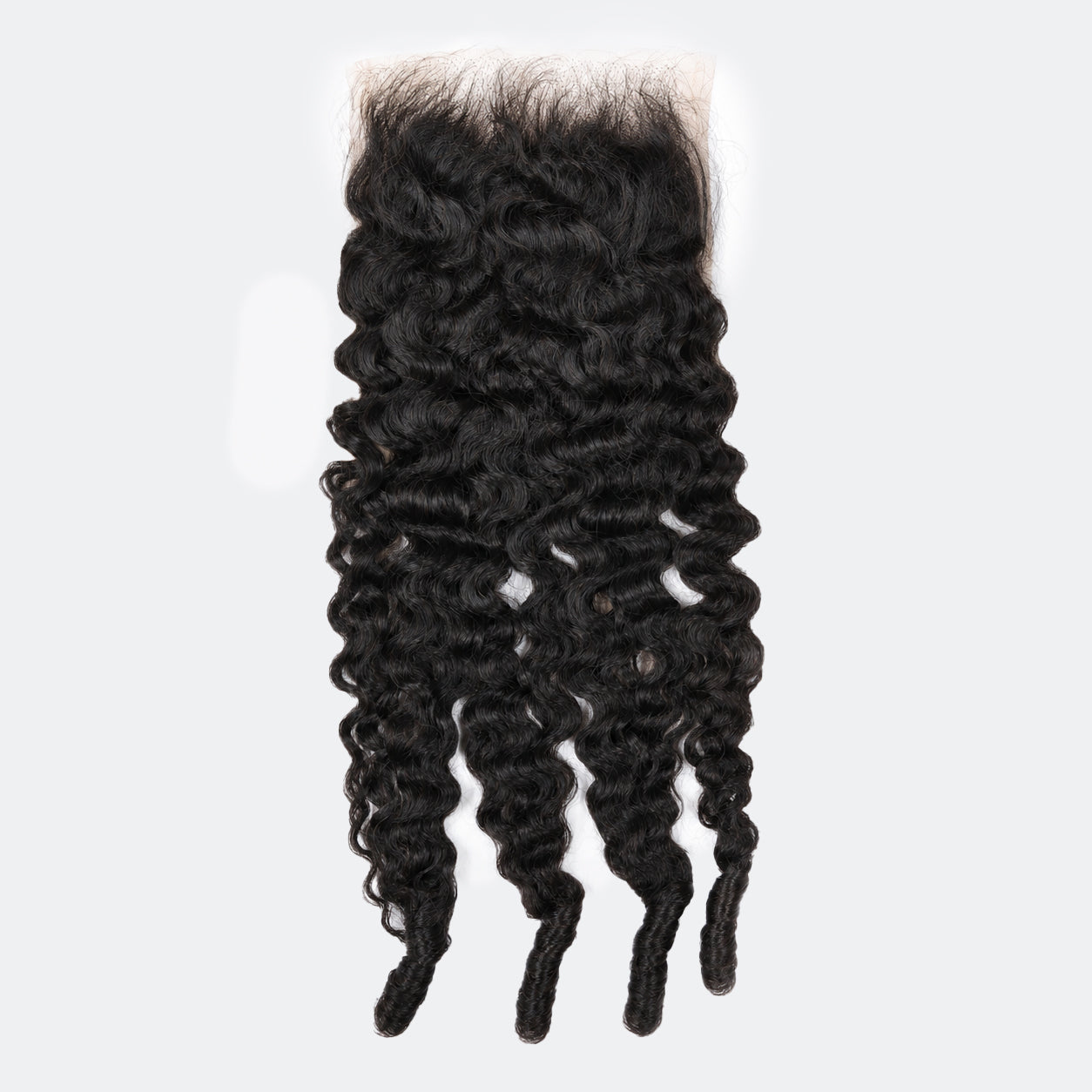 5x5 HD Lace Free Parted Closure Burmese Curly