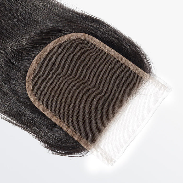 4.5x 4.5 Upgrade Free Parted Lace Closure Straight