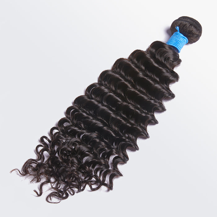 TedHair Deep Wave Brazilian 100% Virgin Hair Bundles 10-30''