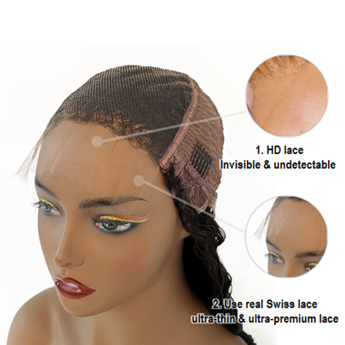 Straight 5x5 HD Lace Closure Wig 180% Density | Glueless 100% Human Hair