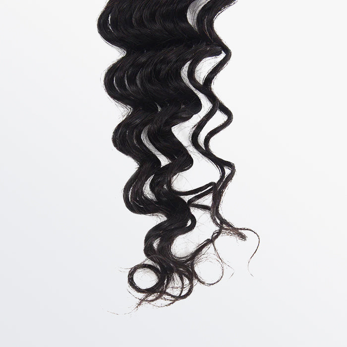 4x4 Free Parted Lace Closure Deep Wave