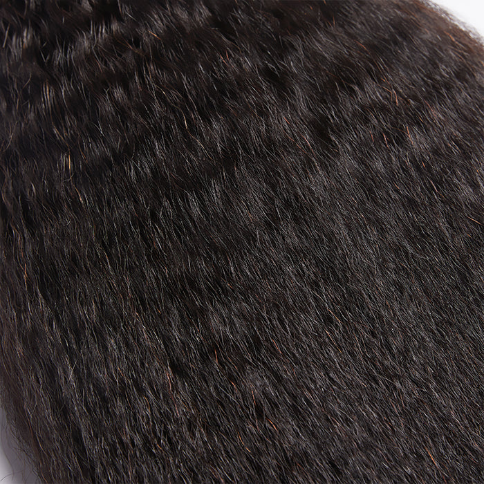 Kinky Straight Brazilian 100% Virgin Hair Bundles 10-26''