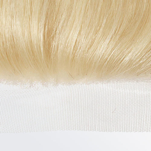 #613 Blonde Straight 4x4 Lace Closure 12–20 Inch | 12A Grade Free Part