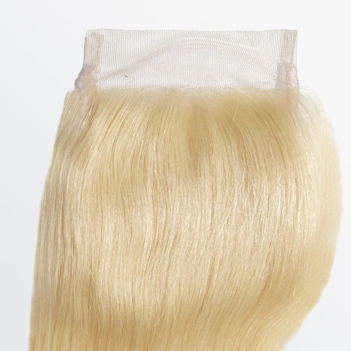 #613 Blonde Body Wave 4x4 Lace Closure 12–20 Inch | 12A Grade Free Part